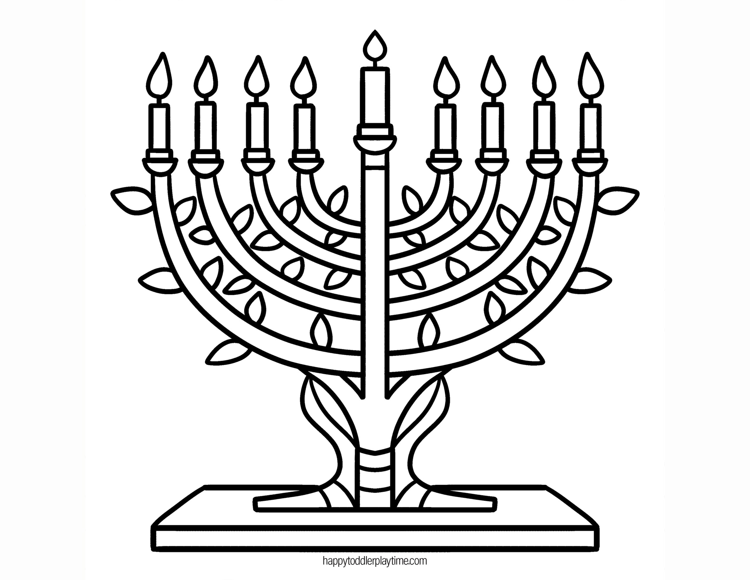 Free printable hanukkah coloring pages a festival of lights and colors