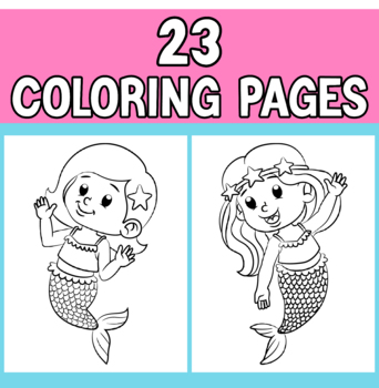 Mermaid coloring pages printable mermaid coloring pages for kids