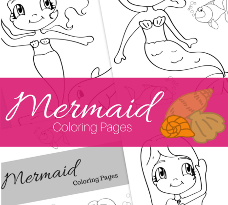 Three free printable mermaid coloring pages â miniature masterminds