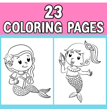 Mermaid coloring pages printable mermaid coloring pages for kids