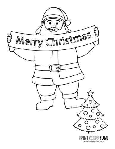 Cute santa claus coloring pages for craft learning fun plus twas the night before christmas at