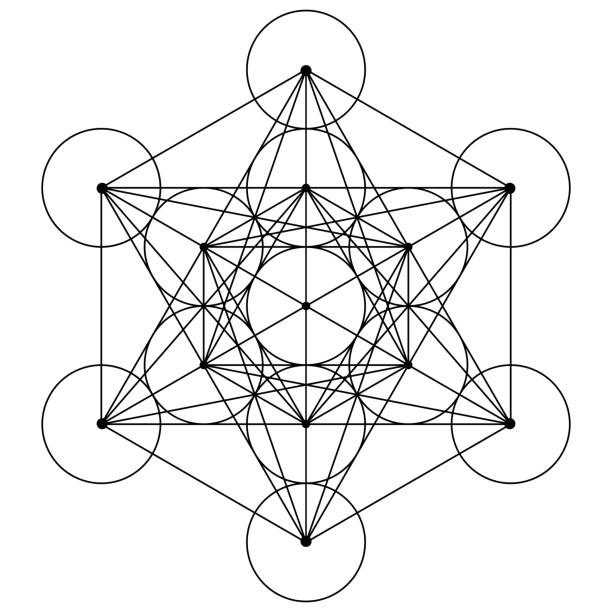 Metatrons cube stock photos pictures royalty