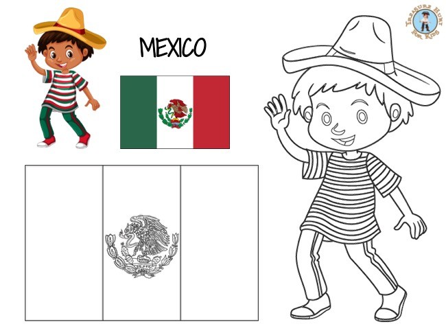 Mexico coloring page