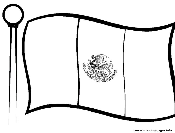 Print kids mexican flag coloring pages flag coloring pages coloring pages mexican flags