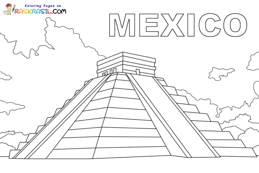 Mexico coloring pages printable for free download