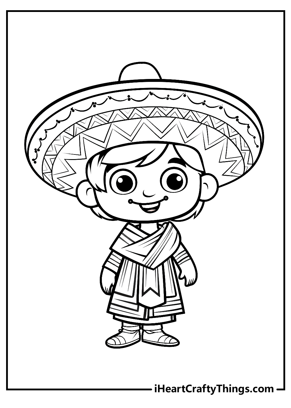 Mexican coloring pages free printables