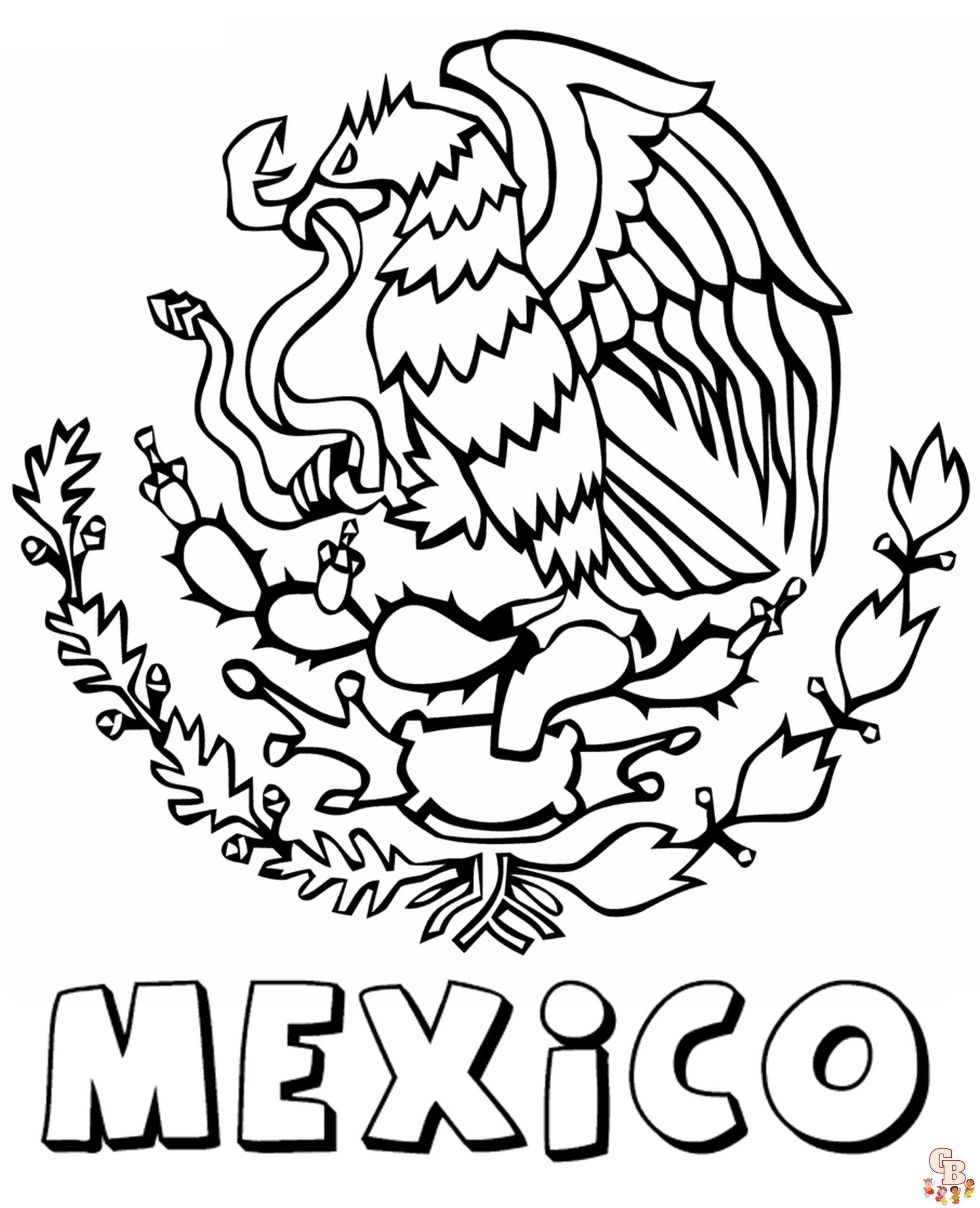 Printable mexico coloring pages free for kids and adults