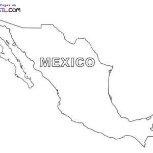 Mexico coloring pages printable for free download