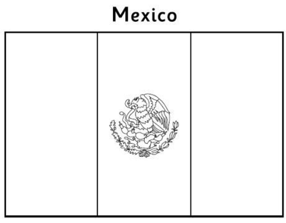 Mexican flag coloring page k worksheets flag coloring pages american flag coloring page coloring pages