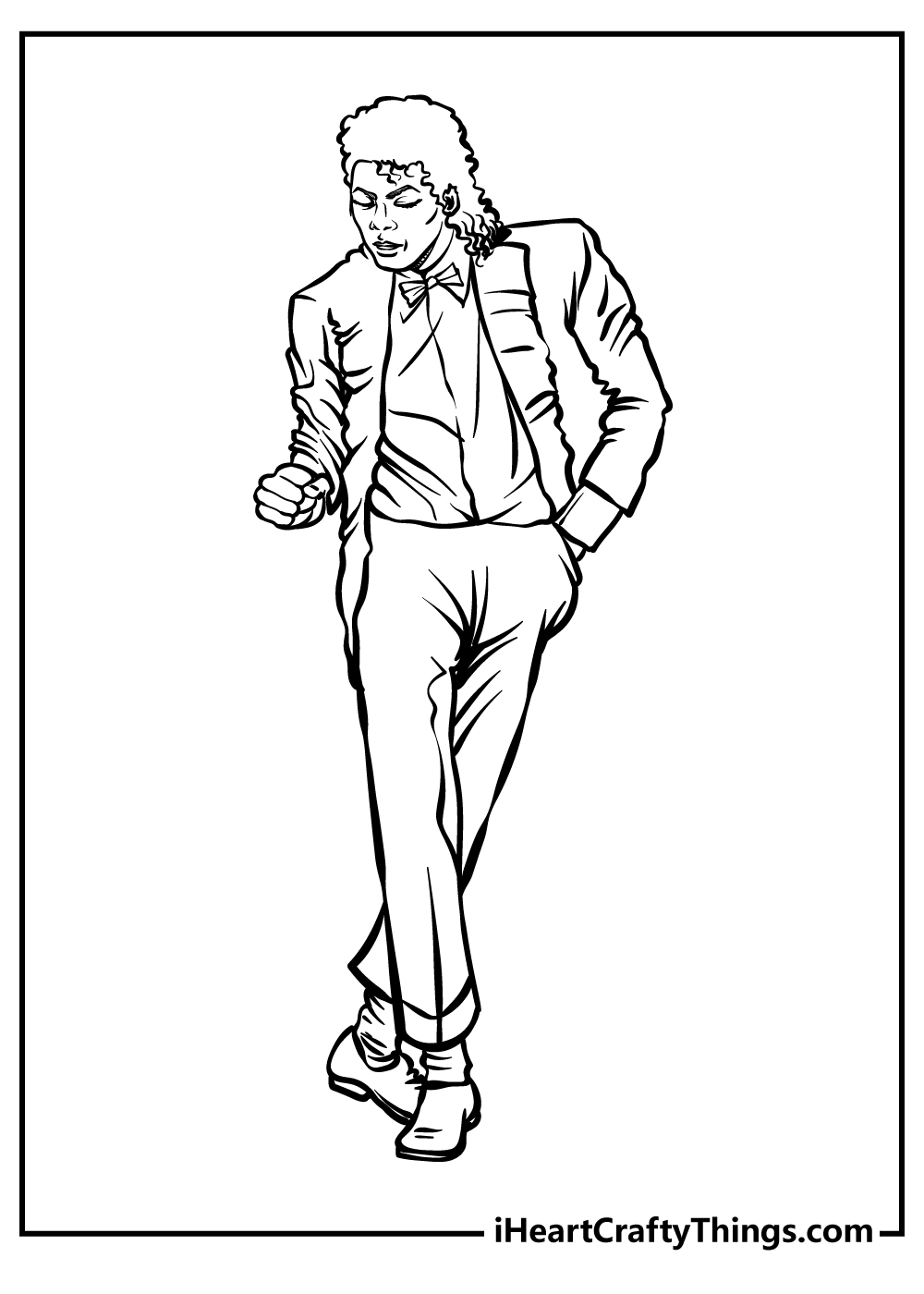 Michael jackson coloring pages free printables