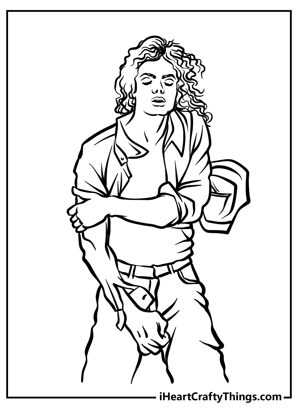 Michael jackson coloring pages free printables