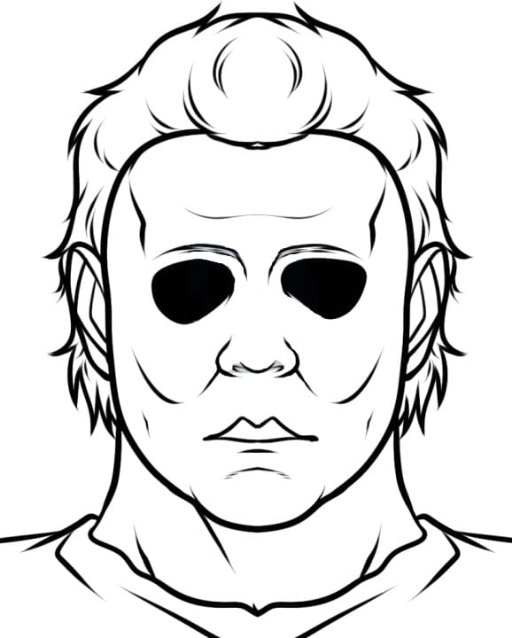 Michael myers coloring pages pictures free printable