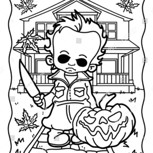 Michael myers coloring pages printable for free download