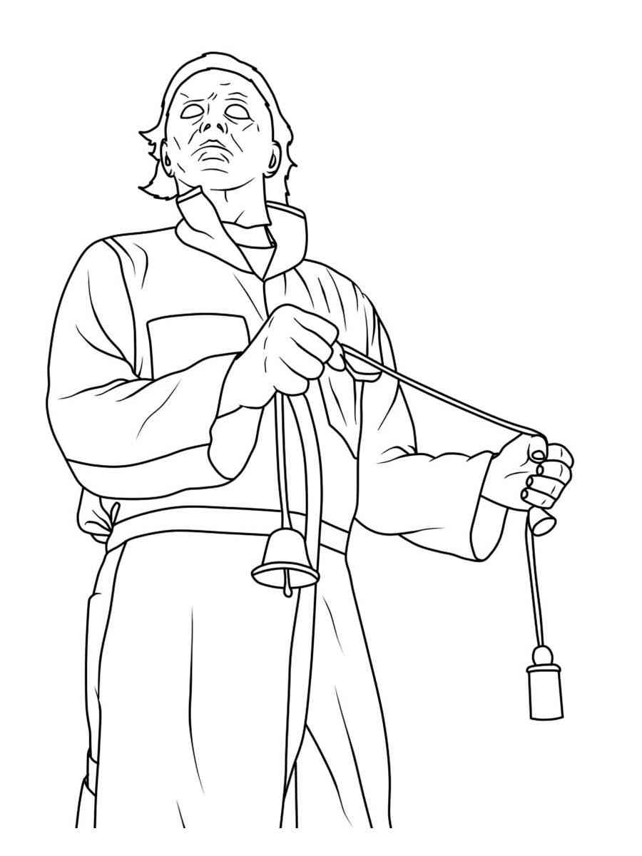 Michael myers coloring pages