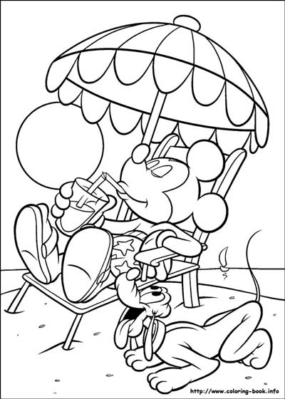 Mickey mouse coloring pages