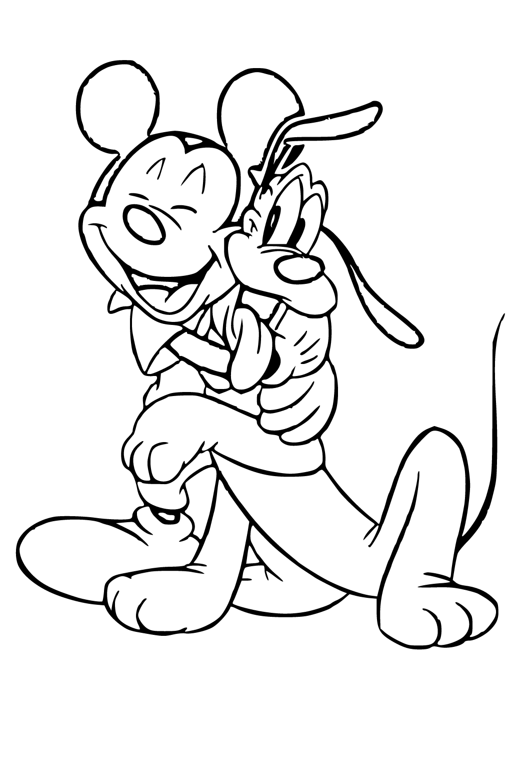 Free printable mickey mouse clubhouse friends coloring page for adults and kids