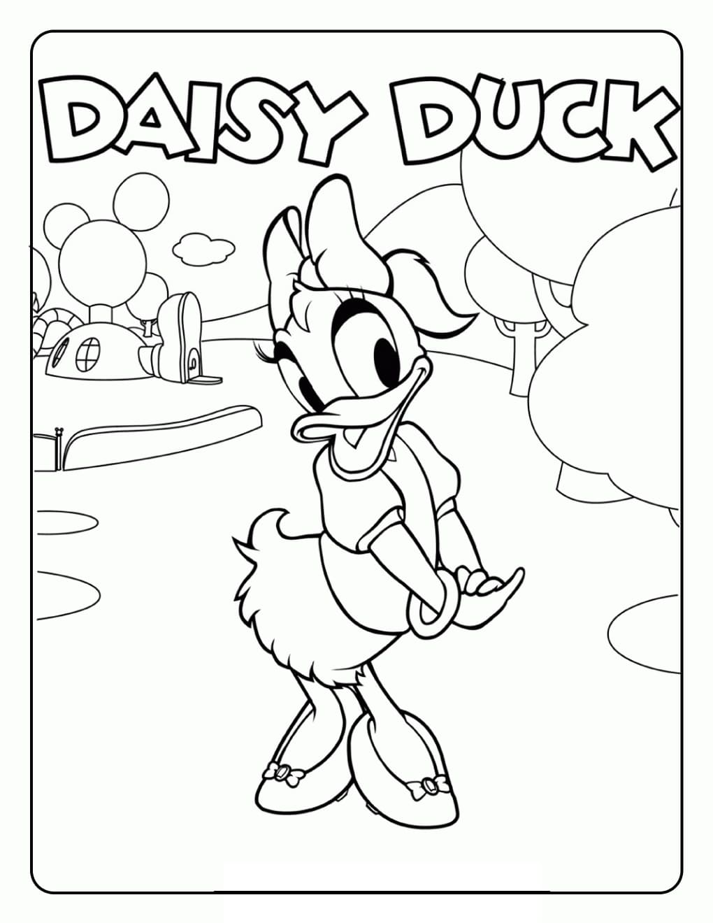 Mickey mouse clubhouse coloring pages pictures free printable