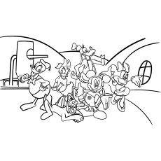 Top free printable mickey mouse coloring pages online