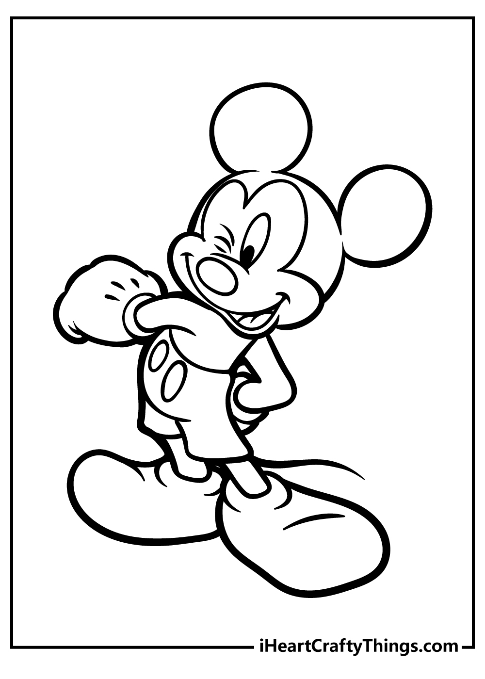 Mickey mouse coloring pages free printables