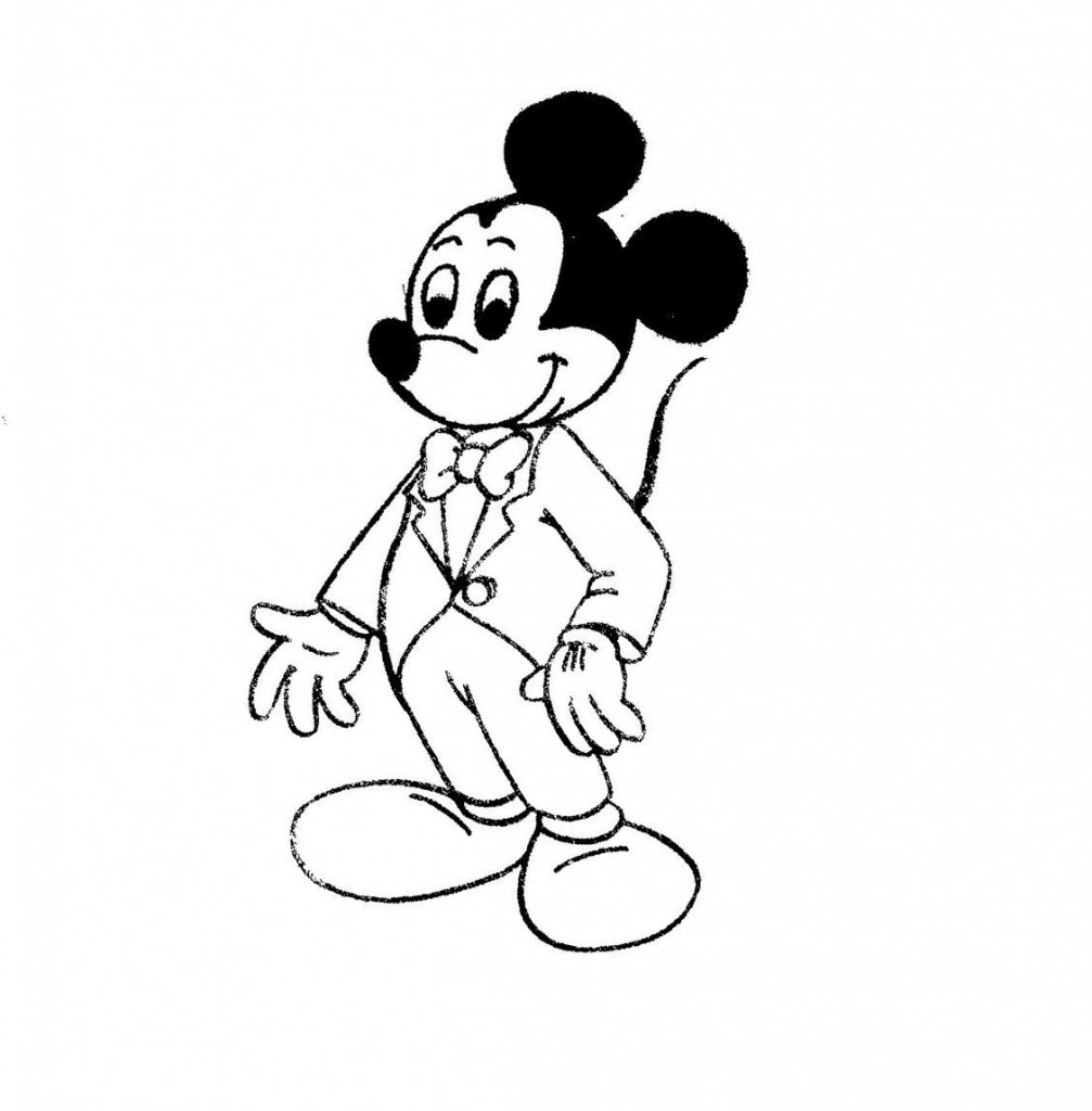 Free printable mickey mouse coloring pages for kids