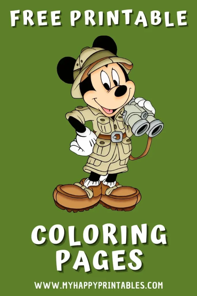 Free mickey mouse coloring pages