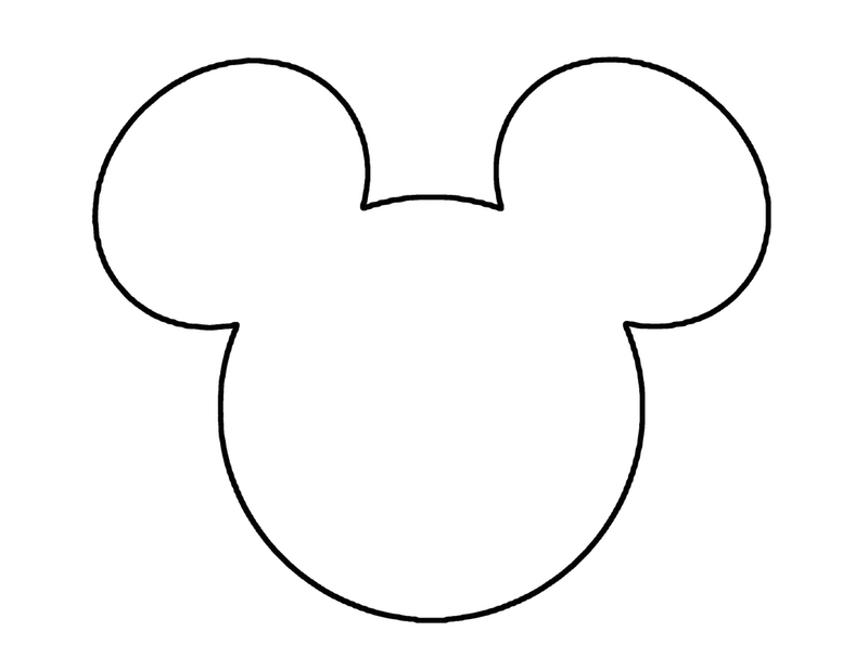 Free printable minnie mouse ears template