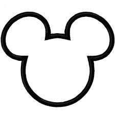 Mickey head coloring pages