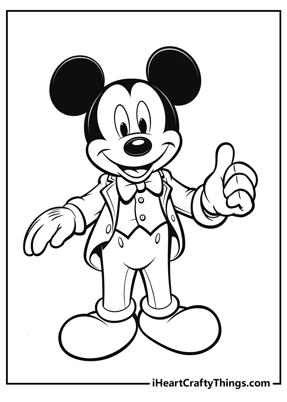 Mickey mouse coloring pages free printables