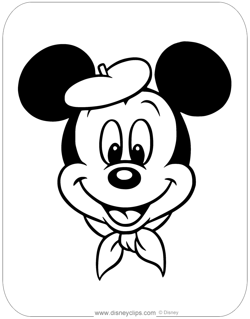 Mickey mouse coloring pages occupations