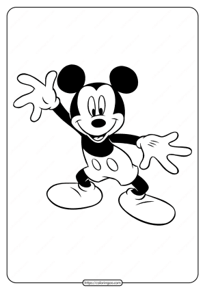 Printable mickey mouse coloring pages updated