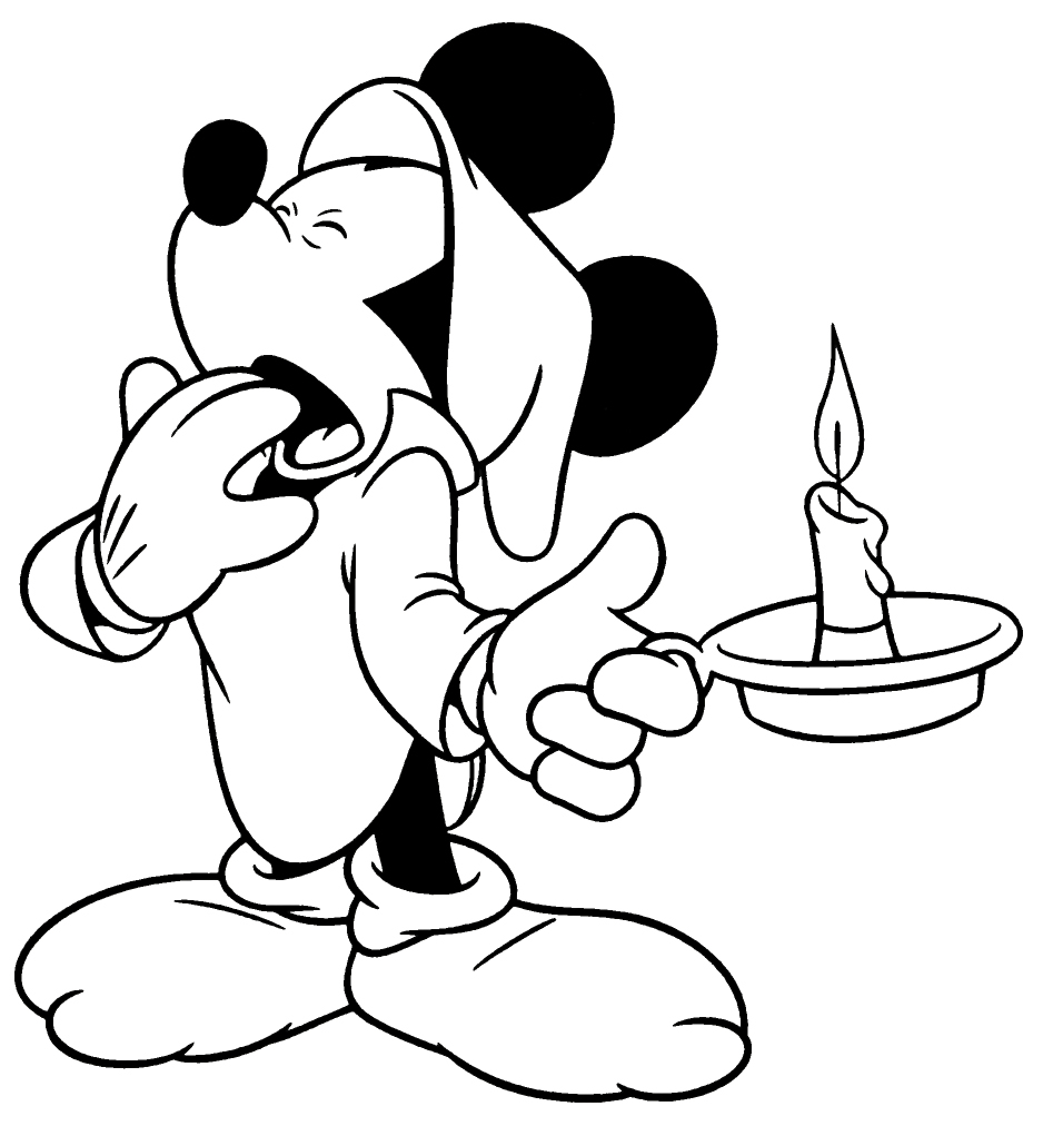 Free printable mickey mouse coloring pages for kids