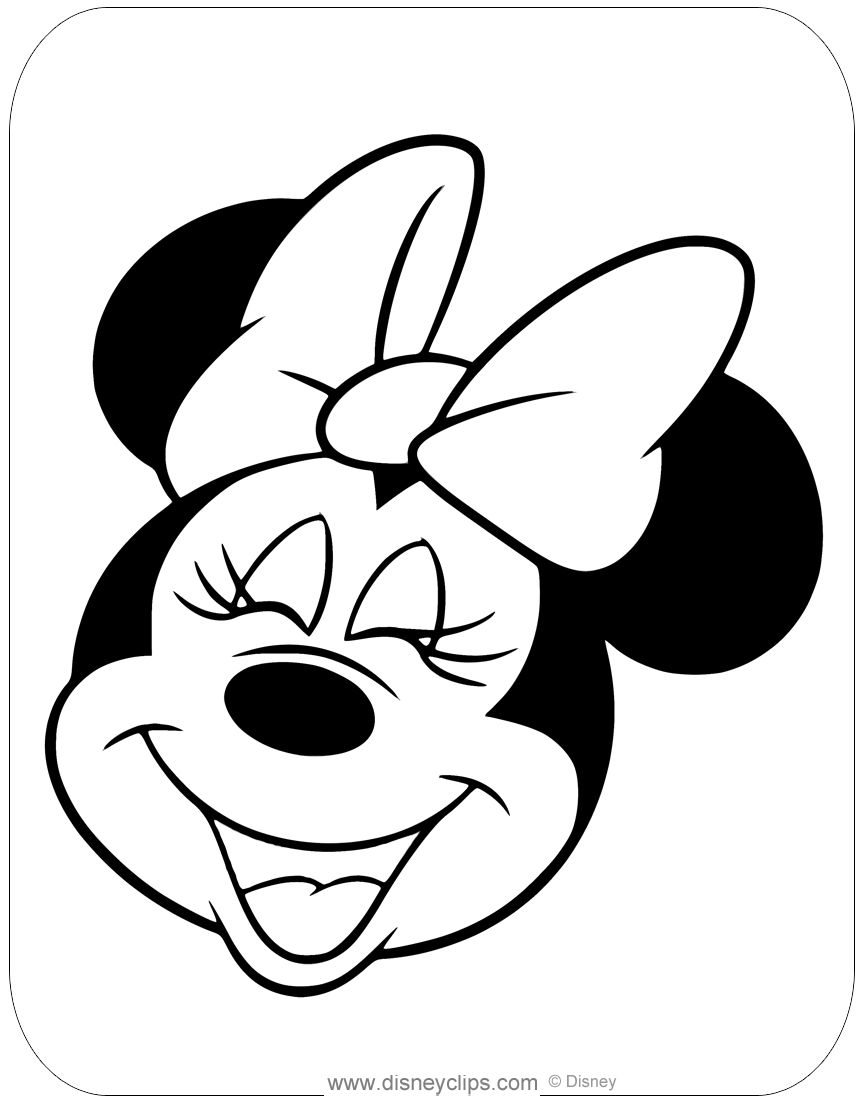 Misc minnie mouse coloring pages