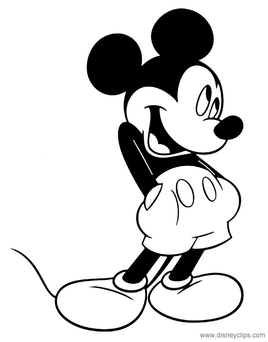 Misc mickey mouse coloring pages