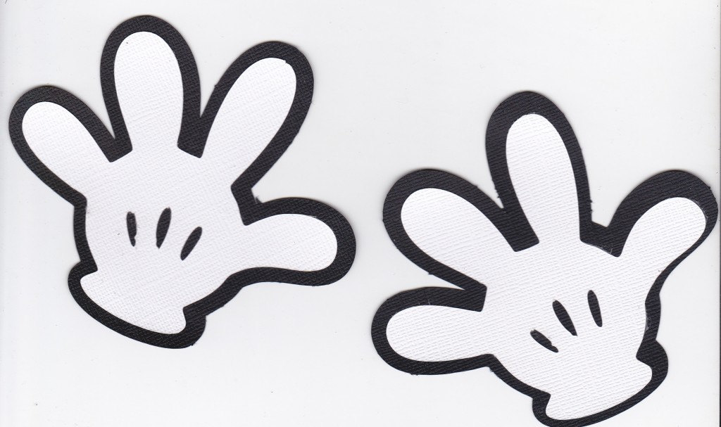 Free printable mickey mouse hand template