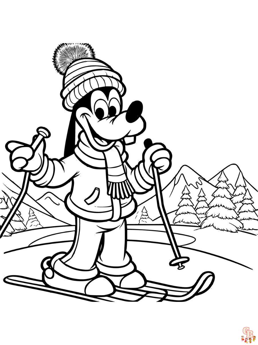 Free mickey mouse coloring pages for kids