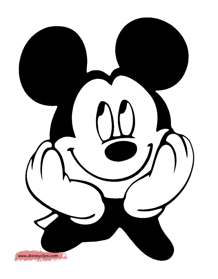 Misc mickey mouse coloring pages