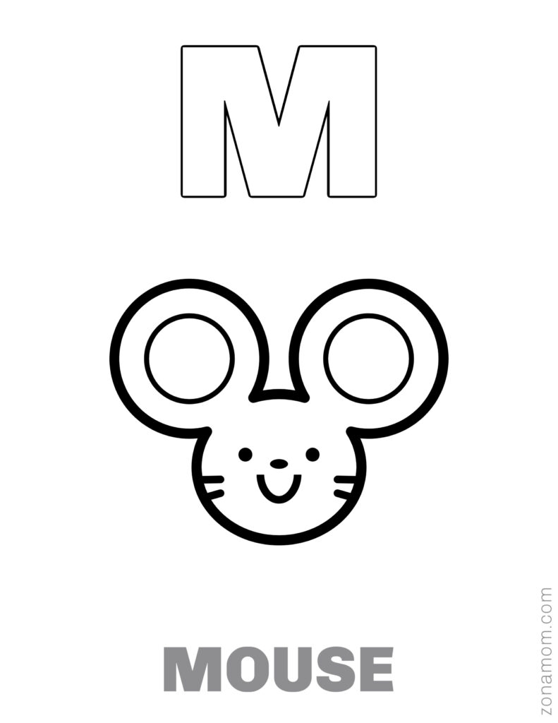 Free printable alphabet coloring pages