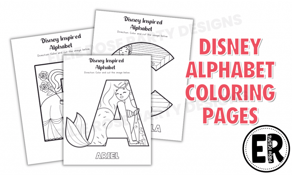 Free disney printable alphabet letters