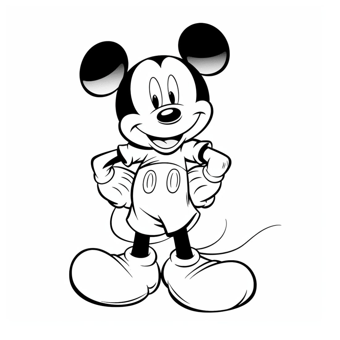 Mickey mouse coloring pages