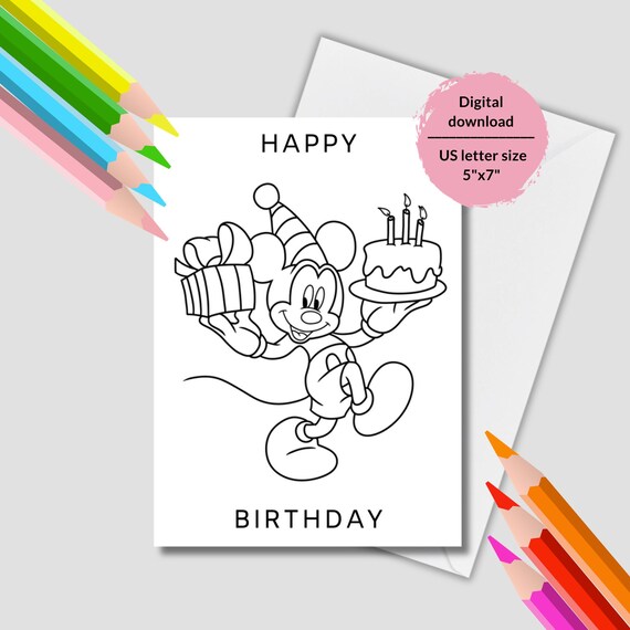 Printable mickey mouse coloring pages birthday mickey mouse craft coloring birthday mickey mouse printable colouring mickey mouse pages