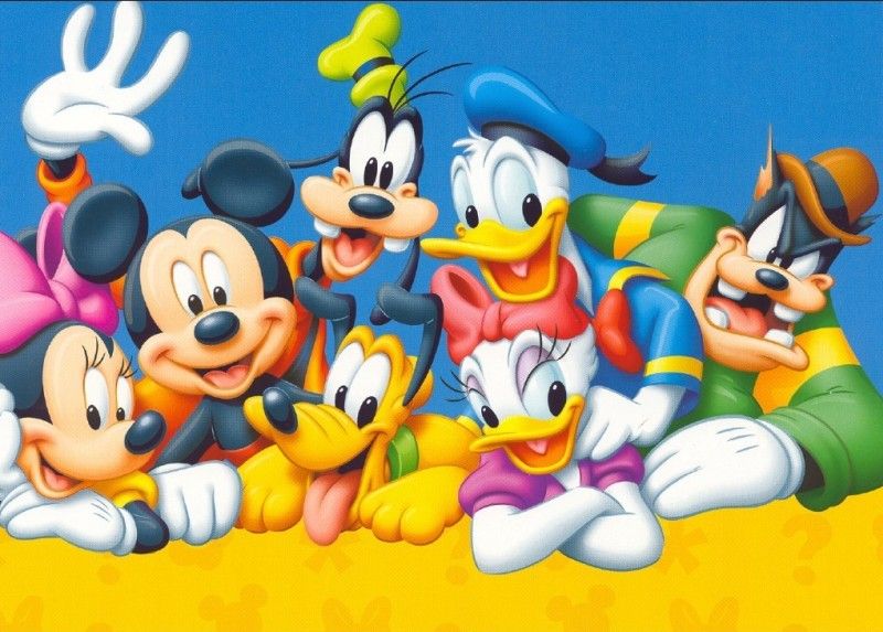 Mickey mouse and friends category set of activities