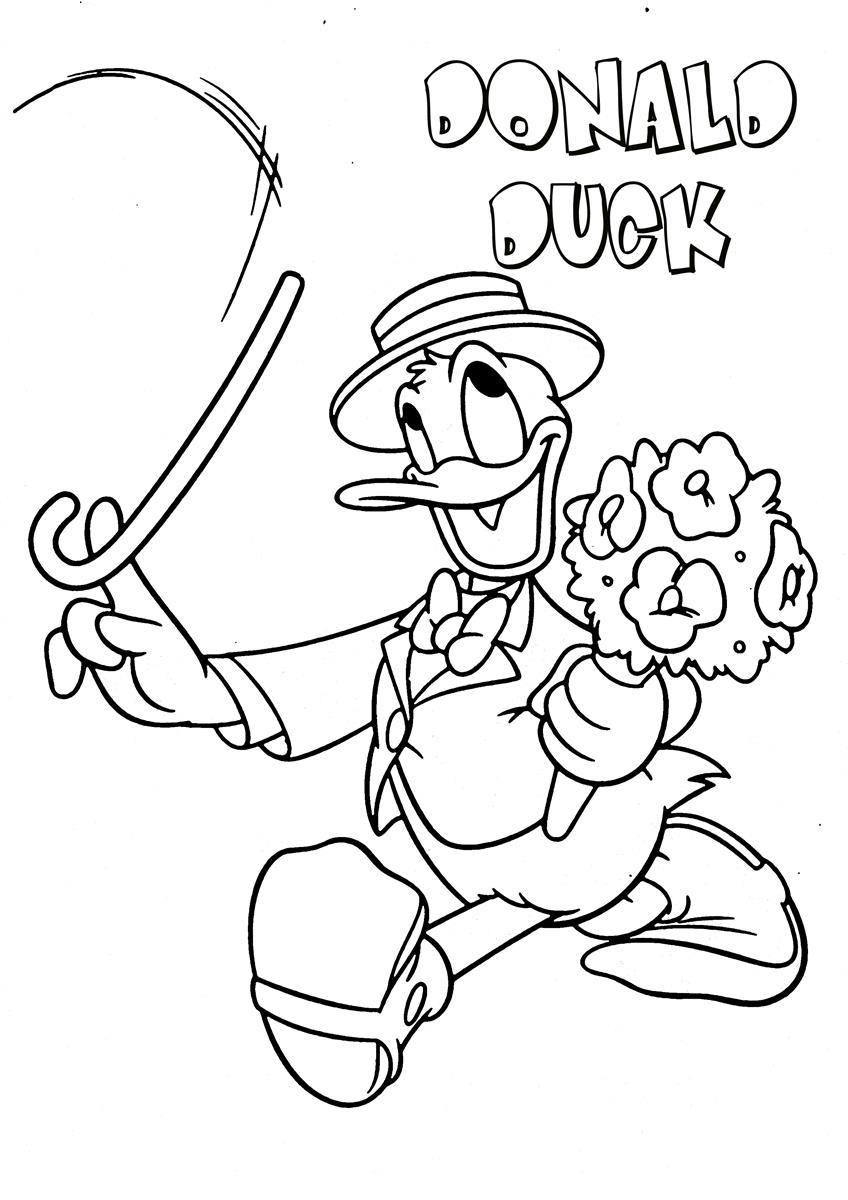 Mickey mouse coloring page