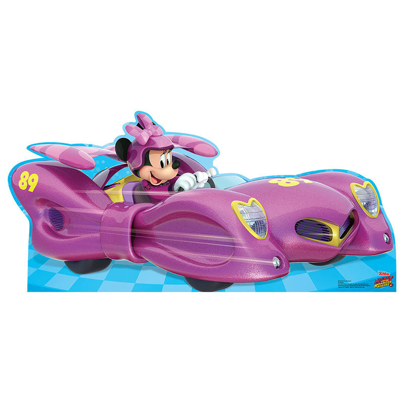 Minnie mouse mickey and the roadster racers cardboard cutout standup standee â