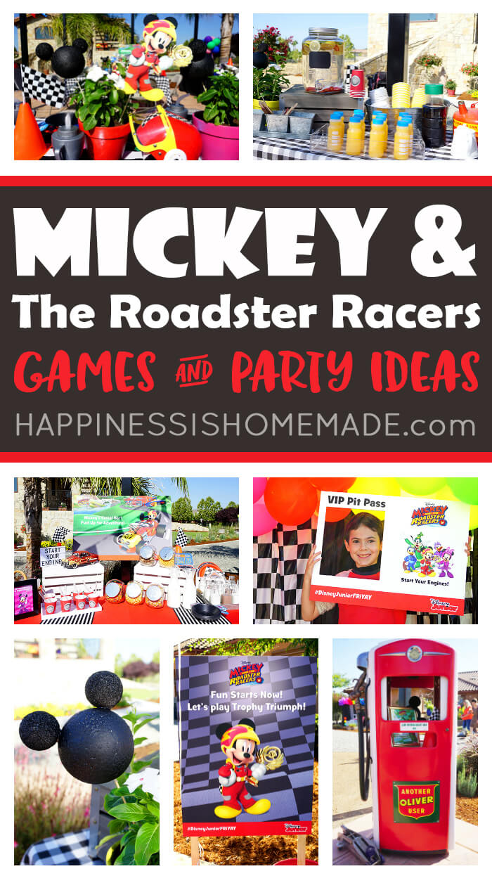 Mickey and the roadster racers games party ideas