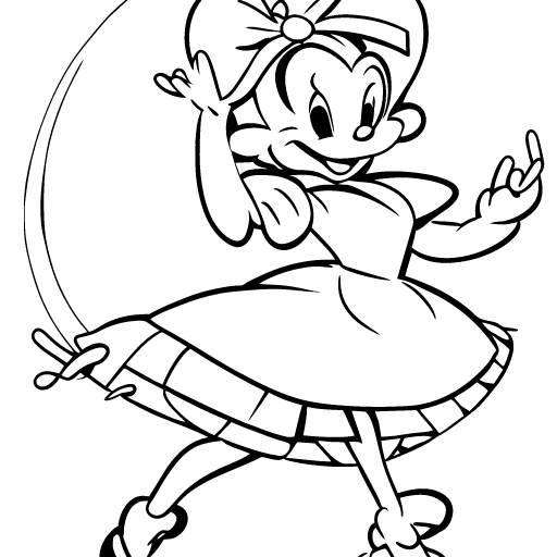 Mickey mouse coloring pages for girls