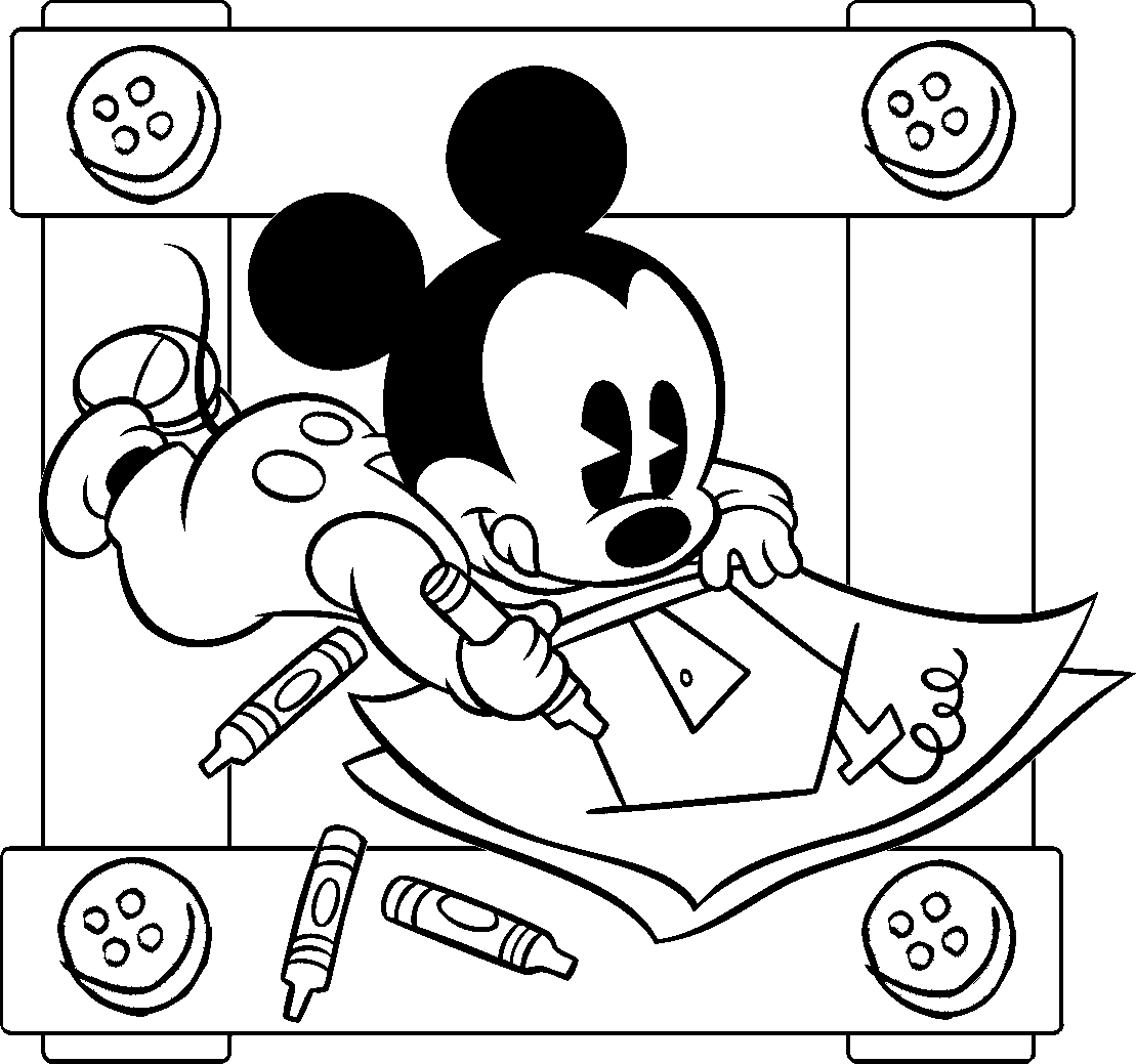 Free printable mickey mouse coloring pages for kids