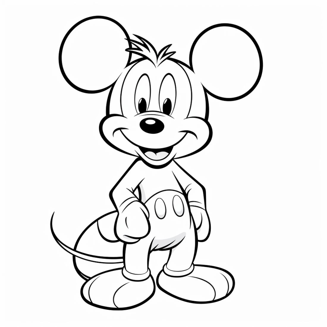 Mickey mouse coloring pages