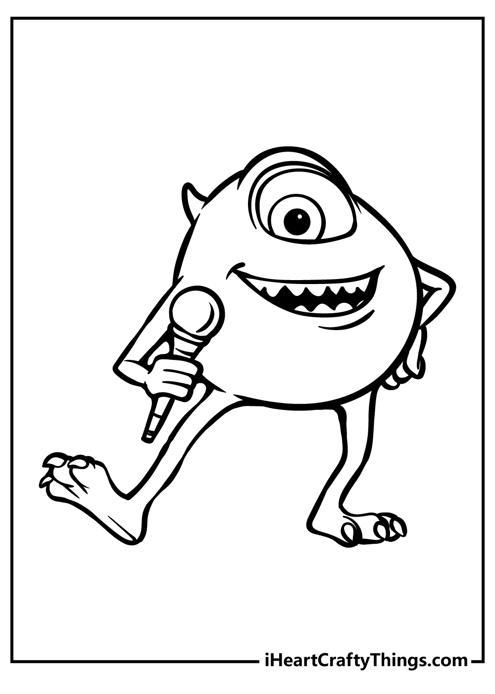 Monsters inc coloring pages free printables