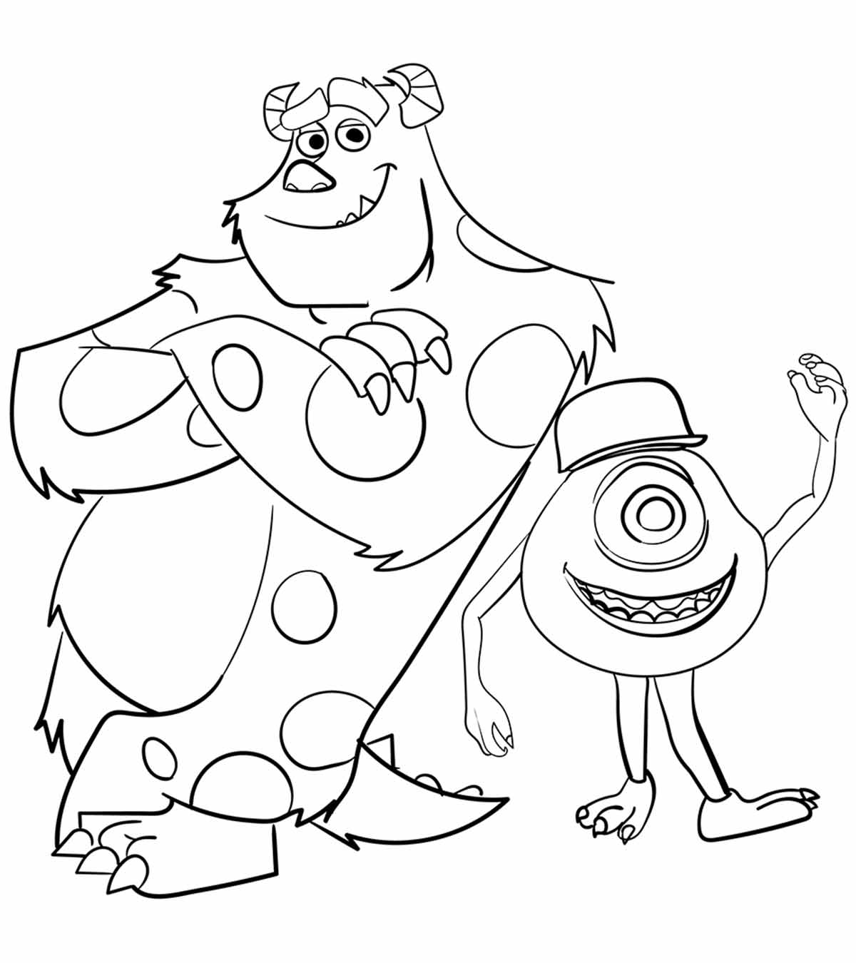 Coloring pages monsters coloring pages your toddler will love to color