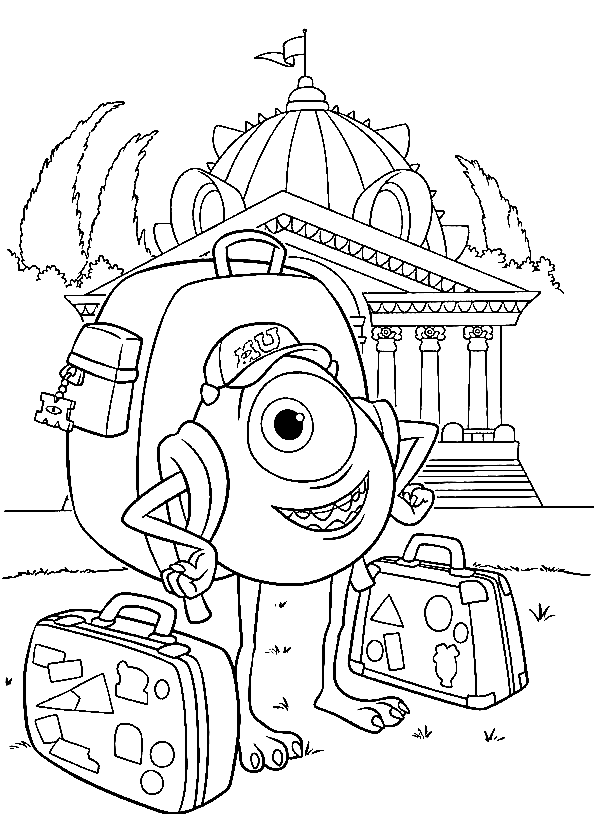 Monsters inc coloring pages printable for free download